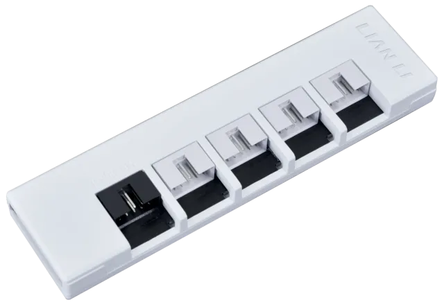 Блок питания Lian Li 1200W RS1200G USB HUB White (G9P.RS1200G.WH00.RU) 16 Pin (PCIe 5.1 Connector Cable Details) купить! 