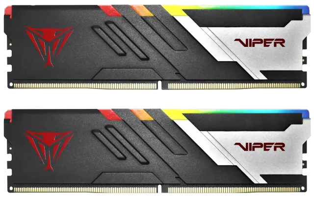 Оперативная память DDR5 32 ГБ 7200 МГц Patriot Viper Venom RGB (PVVR532G720C34K) модулей 2 шт. купить! 