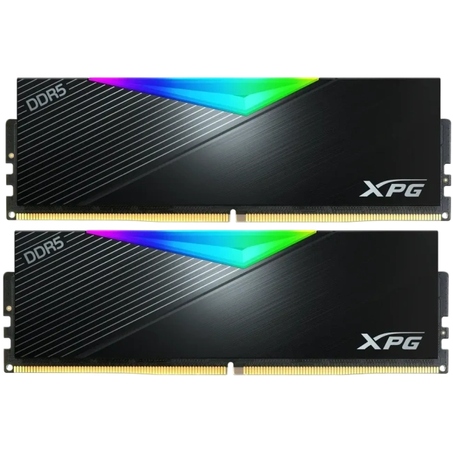 Оперативная память DDR5 32 Gb 6000 MHz ADATA XPG LANCER RGB Black (AX5U6000C3016G-DCLARBK) купить! 