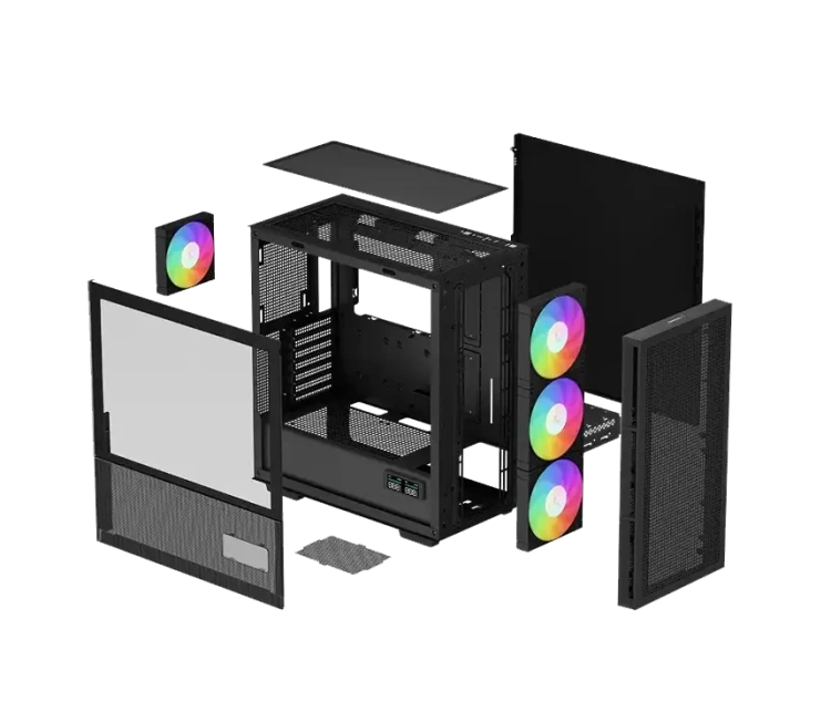 Компьютерный корпус Deepcool CH560 DIGITAL BK купить! 