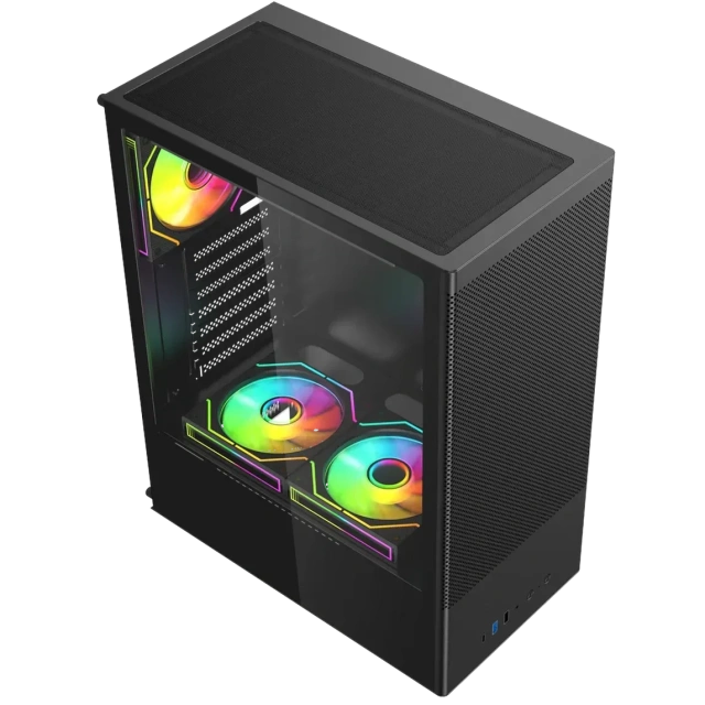 Компьютерный корпус ACD Citadel 108B TG Black (AH-SI2G0-000) купить! 
