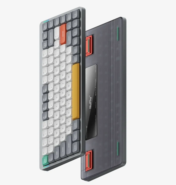 Фото - Механическая клавиатура Nuphy AIR75v2 grey радиоканал/bluetooth (беспроводная) Русская раскладка