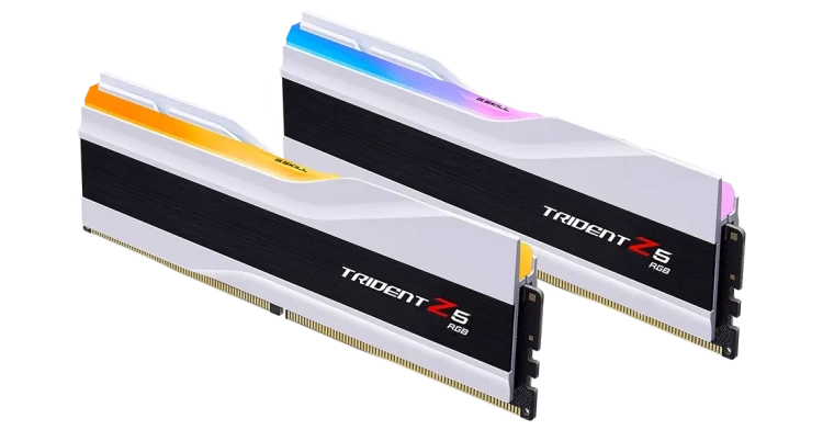 Оперативная память DDR5 64 Gb 6400 MHz G.Skill TRIDENT Z5 RGB White (F5-6400J3239G32GX2-TZ5RW) купить! 