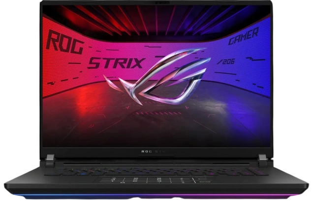 Ноутбук ASUS ROG Strix SCAR 16 G635LX-XS97 (Ultra 9-275HX/16" 2560x1600 mLED/32G/2Tb SSD/RTX 5090 24G/Win 11 Pro) Black - фото
