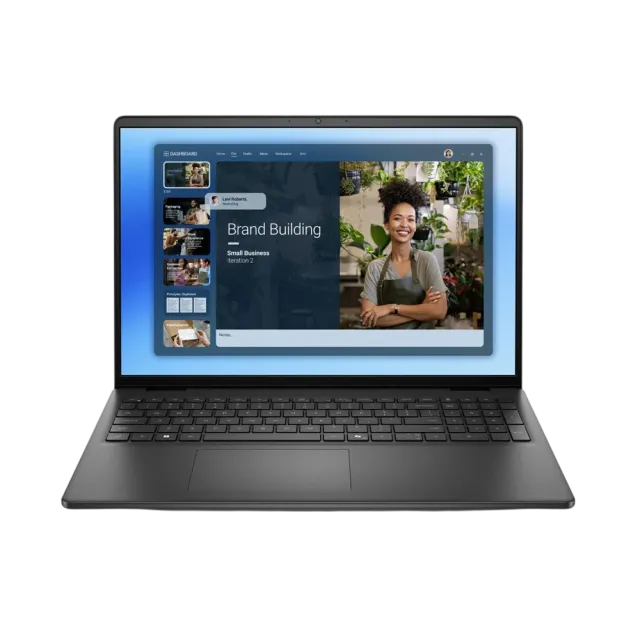 Ноутбук Dell 16 (Intel Core 7 150U/16" 1920x1200 Touch/16Gb/1Tb SSD/Wi-Fi/BT/Win 11 Home) Carbon Black - фото