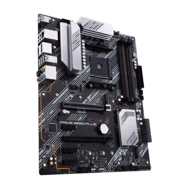 Материнская плата ASUS PRIME B550-PLUS (AM4/AMD B550/4xDDR4/mATX) купить! 