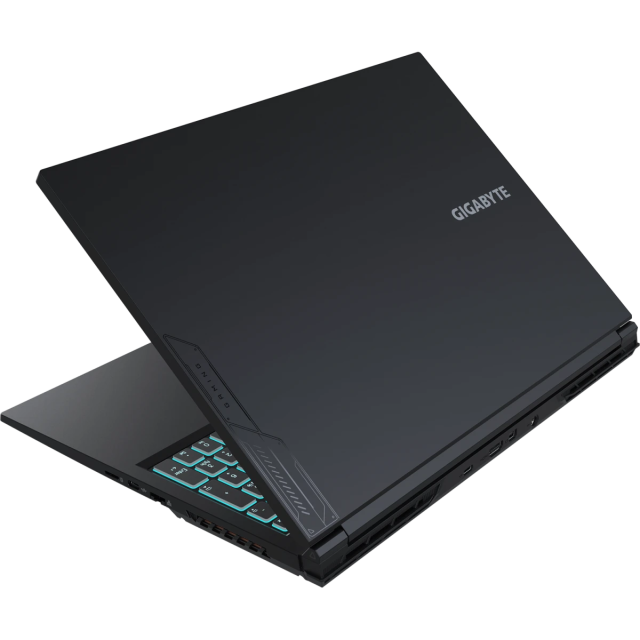 Ноутбук Gigabyte G6 KF (Core i7-13620H/16"/IPS/WUXGA/1920x1200/165Hz/16Gb/512Gb SSD/RTX4060 8Gb//NoOS) Black, KF-H3KZ853SD - фото