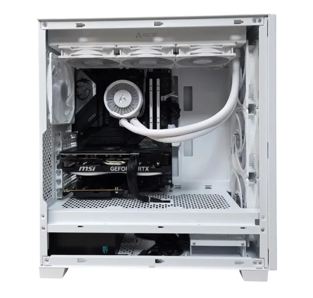Игровой компьютер 990377 (Core Ultra 7 265KF 3,9 ГГц/Intel Z890/96 ГБ DDR5 6 ГГц/1024 ГБ/RTX 5070 12 ГБ/Wi-Fi/850W/Phanteks 523 XT PRO ULTRA Matte TG RGB White) - купить по выгодной цене!