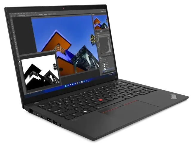 Ноутбук Lenovo ThinkPad T14p (Core i5 13500H/14"/2.2K/2240x1400/16Gb/1 Тб SSD/RTX 3050 4Gb/Win 11 Pro) Gray - фото
