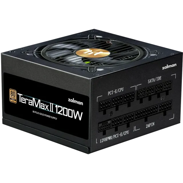 Блок питания Zalman 1200W TeraMax2 ZM1200-TMX2 16 Pin (PCIe 5.0 Connector Cable Details) купить! 