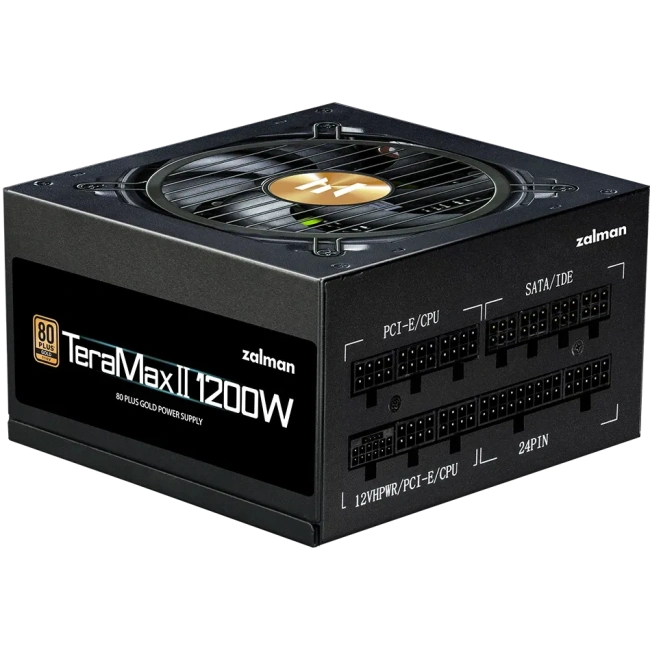 Блок питания Zalman 1200W TeraMax2 ZM1200-TMX2 16 Pin (PCIe 5.0 Connector Cable Details) купить! 
