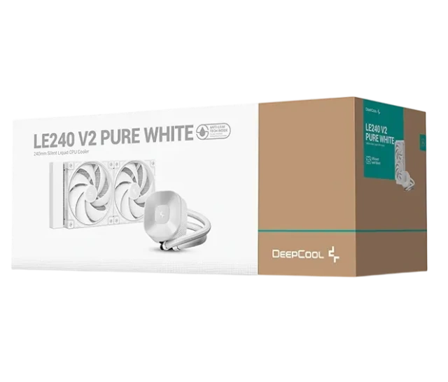 Система жидкостного охлаждения для процессора Deepcool LE240 V2 PURE White купить! 