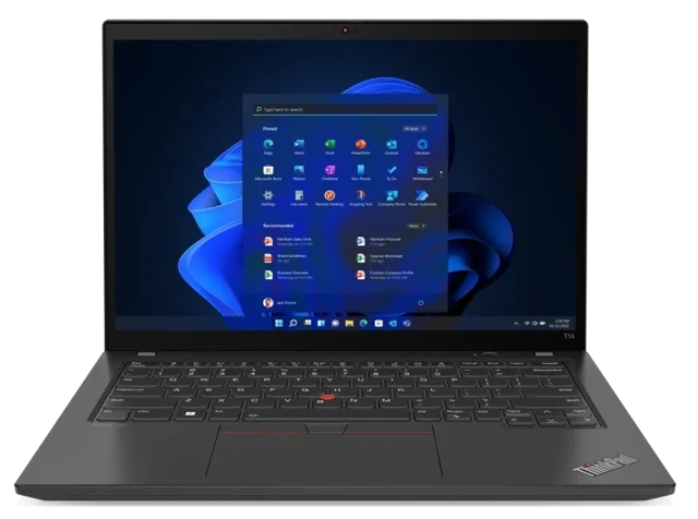 Ноутбук Lenovo ThinkPad T14p (Intel Core i5 13500H/14"/2240x1400/16Gb/512Gb SSD/Win 11 Pro) - фото