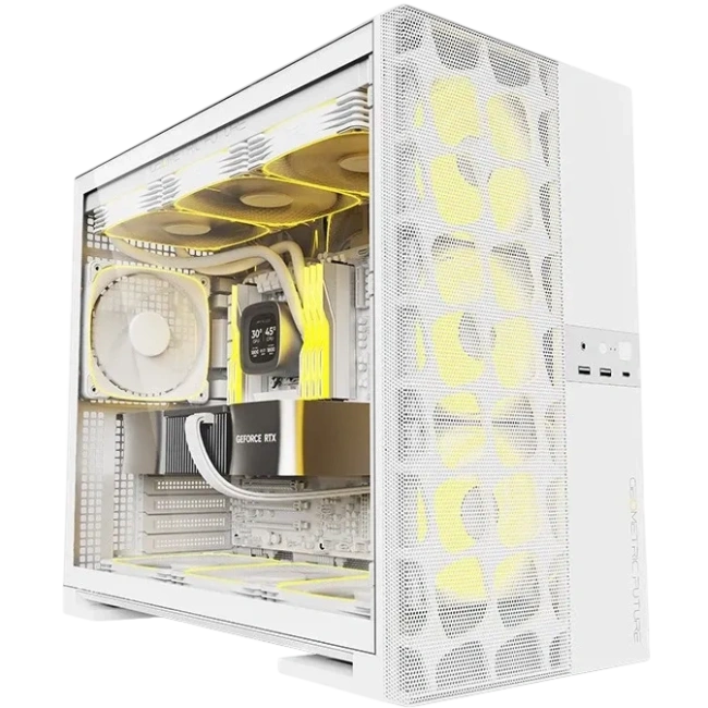 Компьютерный корпус Geometric Future Model 5 ARGB Vent White with fans (1AM5VTWT01100) купить! 