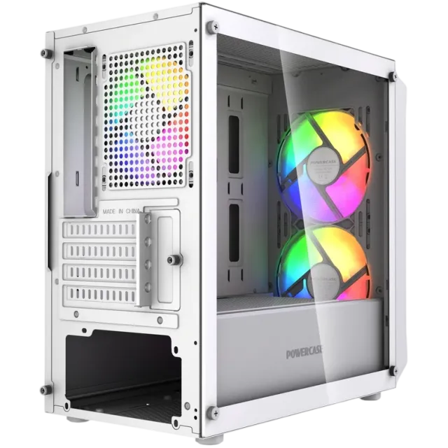 Компьютерный корпус Powercase Mistral Micro A3W TG ARGB V2 White (CMMAW-A3-V2) купить! 