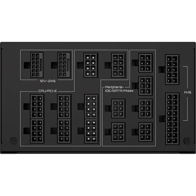 Блок питания Gigabyte 1600W UD1600PM PG5 AI TOP (GP-UD1600PM PG5) 16 Pin (PCIe 5.0 Connector Cable Details) купить! 
