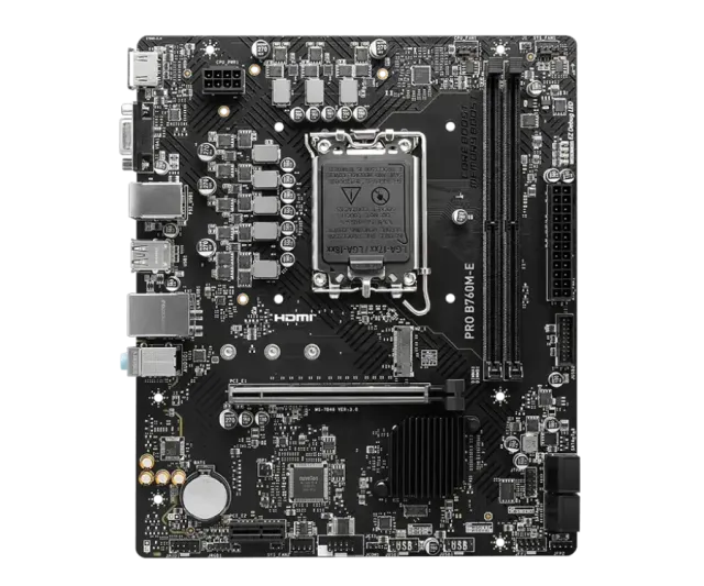 Материнская плата MSI PRO B760M-E DDR5 купить! 