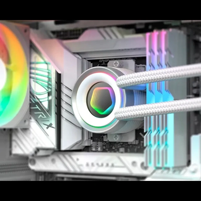 Система водяного охлаждения ID-Cooling FX240 INF ARGB White купить! 