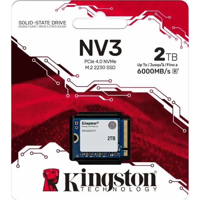 Накопитель SSD Kingston 2000 Gb NV3 (SNV3SM3/2T0) купить! 