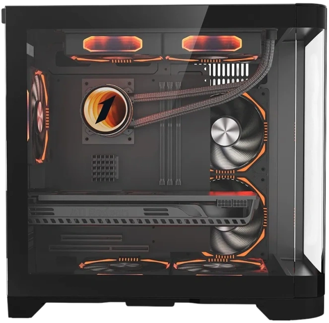 Компьютерный корпус 1STPLAYER UVIEW UV5 Black (UV5-BK) купить! 