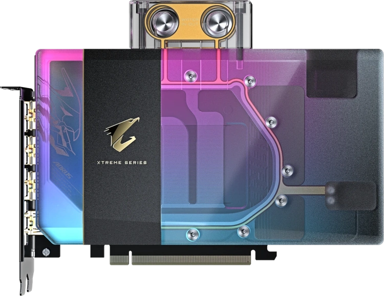 Видеокарта Gigabyte GeForce RTX 5080 AORUS XTREME WATERFORCE WB OC 16Gb (GV-N5080AORUSX WB-16GD) купить! 