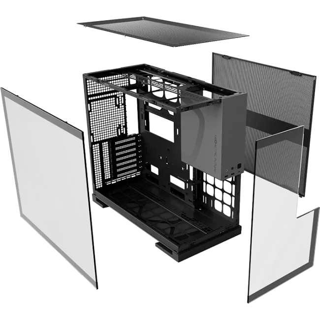 Компьютерный корпус Geometric Future Model 5 ARGB Black Gray with fans (1AM5WKBK02100) купить! 