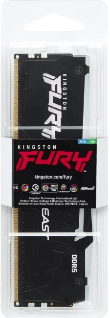 Оперативная память DDR5 16 Gb 5200 MHz Kingston FURY BEAST Black (KF552C40BBA-16) купить! 