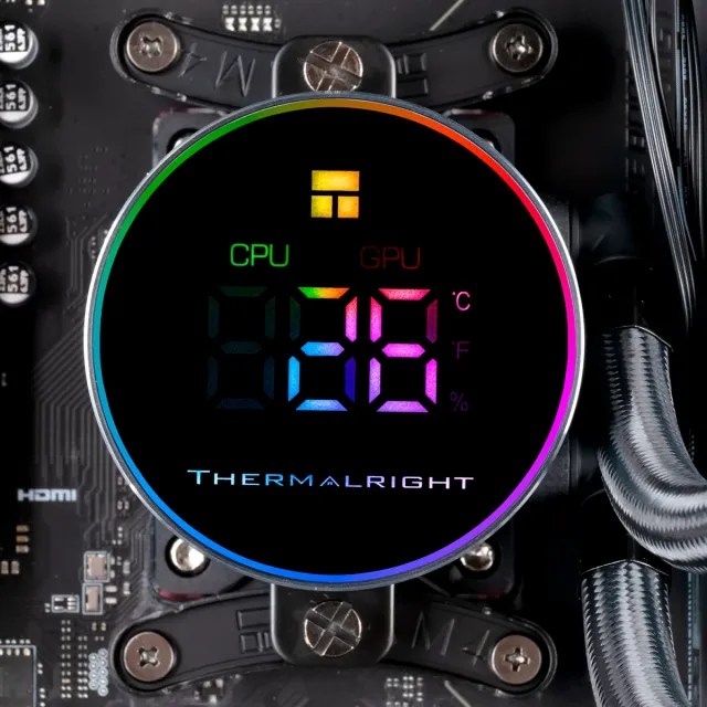 Система водяного охлаждения Thermalright Frozen Magic 360 Digital ARGB Black V2 (TRFM360DABV2) купить! 