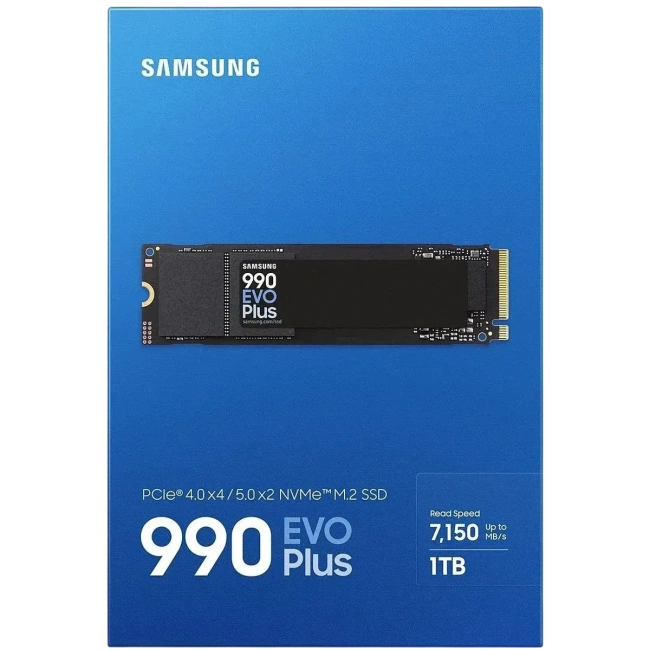 Твердотельный накопитель Samsung 1000 Gb 990 EVO PLUS (MZ-V9S1T0BW) купить! 