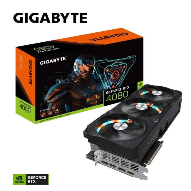 Видеокарта Gigabyte GeForce RTX 4080 16 ГБ (GV-N4080GAMING OC-16GD), Retail купить! 