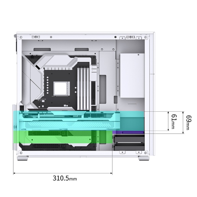 Компьютерный корпус Jonsbo D41 STD SC TG White купить! 