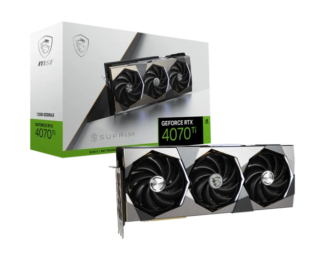 Видеокарта MSI GeForce RTX 4070 Ti SUPRIM 12G (RTX 4070 Ti SUPRIM 12G), Retail купить! 