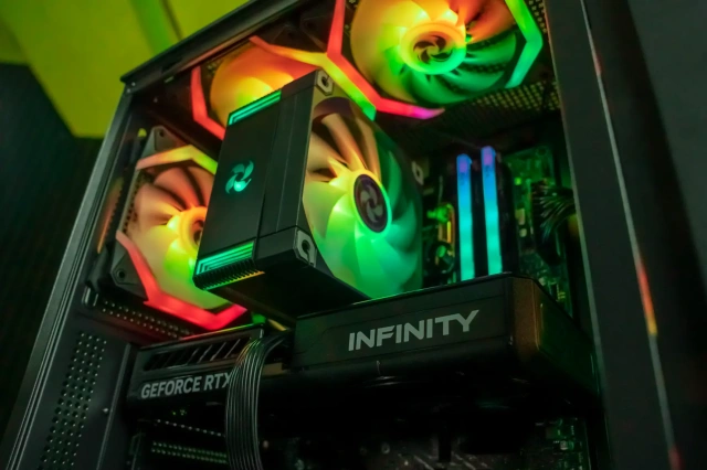 Игровой компьютер 995470 (Core i5-13400 2.5 ГГц/Intel B760/32 ГБ DDR4 3.2 ГГц/512 ГБSSD /RTX 5060 8 ГБ/Wi-Fi/650W/4FAN Goldrim Black wFans) - купить по выгодной цене!