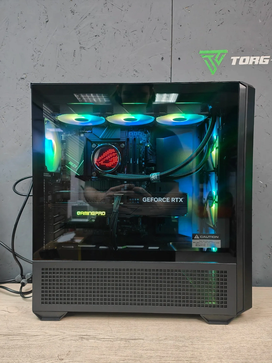 Игровой компьютер 989751 (Ryzen 9 9950X3D 4,3 ГГц/AMD B850/32 ГБ DDR5 6 ГГц/1024 ГБ SSD/RTX 5090 32 ГБ/Wi-Fi/1200W/Cougar Duoface Pro RGB Black)