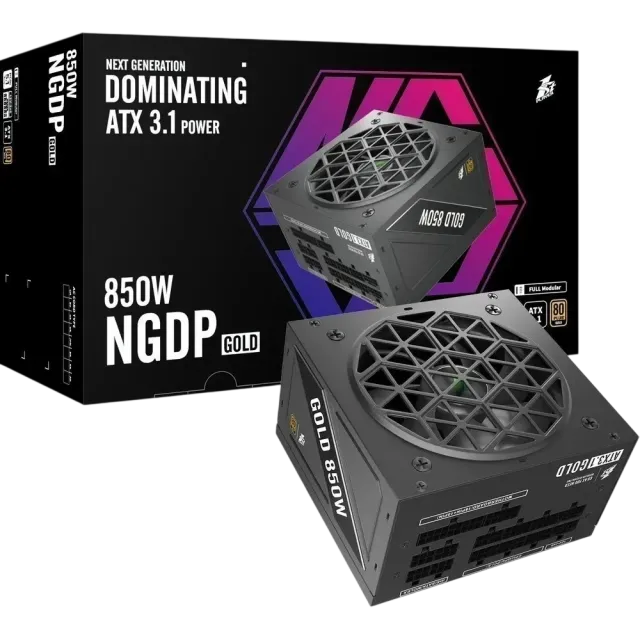 Блок питания 1STPLAYER 850W NGDP GOLD Black (HA-850BA4) 16 Pin (PCIe 5.0 Connector Cable Details) купить! 