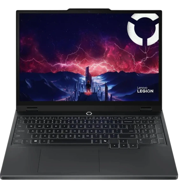 Ноутбук Lenovo Legion 5 15AHP10 (AMD Ryzen 7 260 3.8GHz/15.1" 2560x1600, OLED/16Gb/512Gb SSD/NVIDIA GeForce RTX5060 8Gb/Win 11 Home) 83M00001US, Black - фото