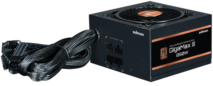 Блок питания 850W Zalman GigaMax III ZM850-GV3 16 Pin (PCIe 5.0 Connector Cable Details) купить! 