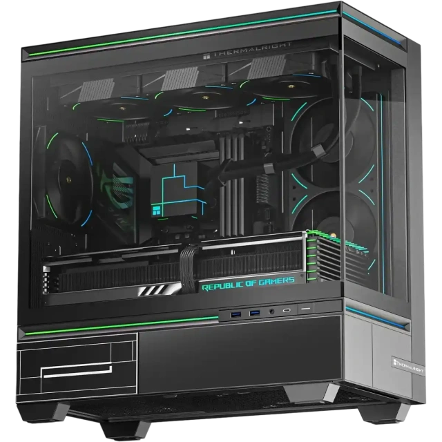 Игровой компьютер 989958 (Core i5-14600KF 3.5 ГГц/Intel Z790/32 ГБ DDR5 6 ГГц/2048 ГБ SSD/RTX 5070 12 ГБ/Wi-Fi/850W/Thermalright M10 TG Black ) - купить по выгодной цене!