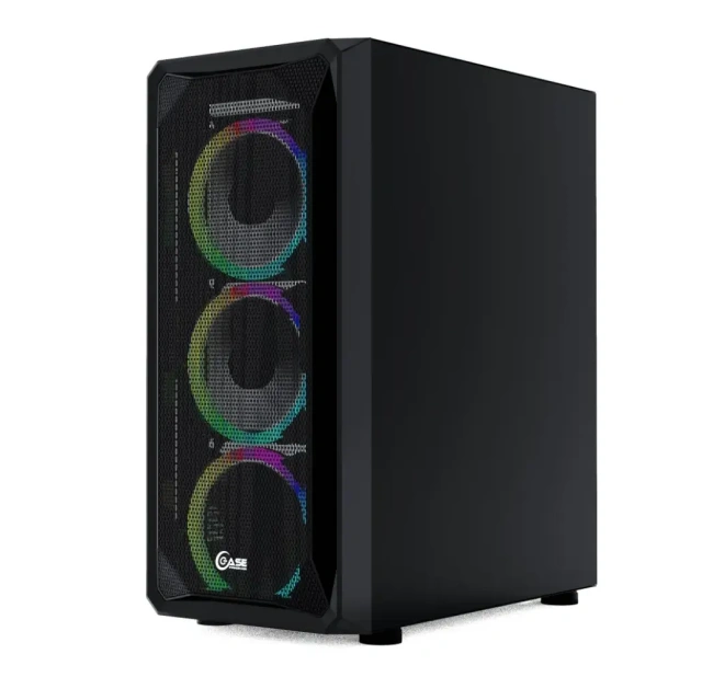 Компьютерный корпус Powercase Mistral X4 MESH LED CMIXB-L4 Black купить! 