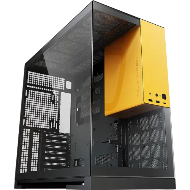 Компьютерный корпус Geometric Future Model 5 ARGB Black Yellow with fans (1AM5WKBY01100) купить! 