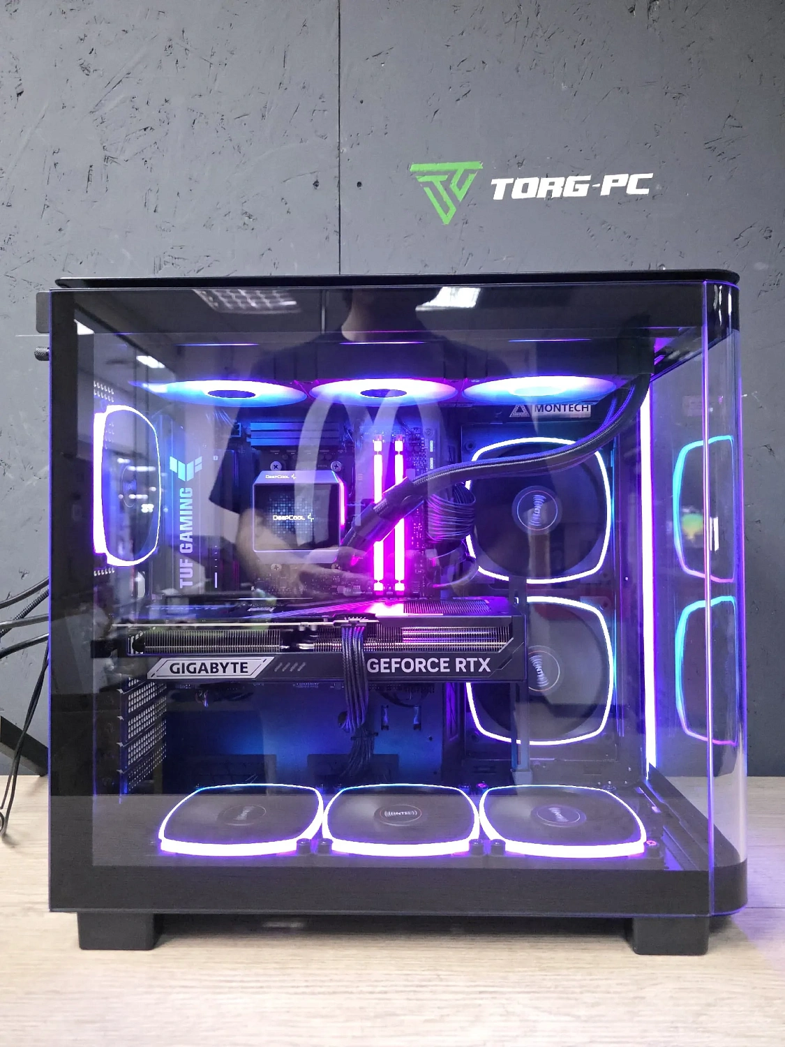 Игровой компьютер 992922 (Ryzen 7 7800X3D 4.2 ГГц/AMD X870/32 ГБ DDR5 6.0 ГГц/1024 ГБ SSD/RTX 5060 Ti 16 ГБ/Wi-Fi/850W/Montech KING 95 PRO ARGB Black)