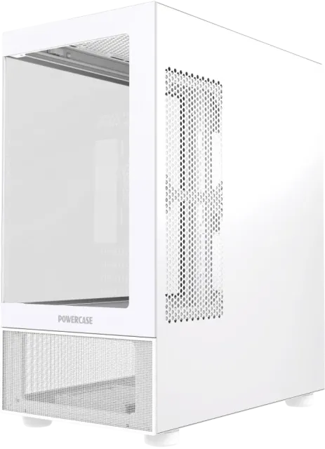 Компьютерный корпус Powercase Vision Micro M2 TG White (CVMWM2-L0) купить! 