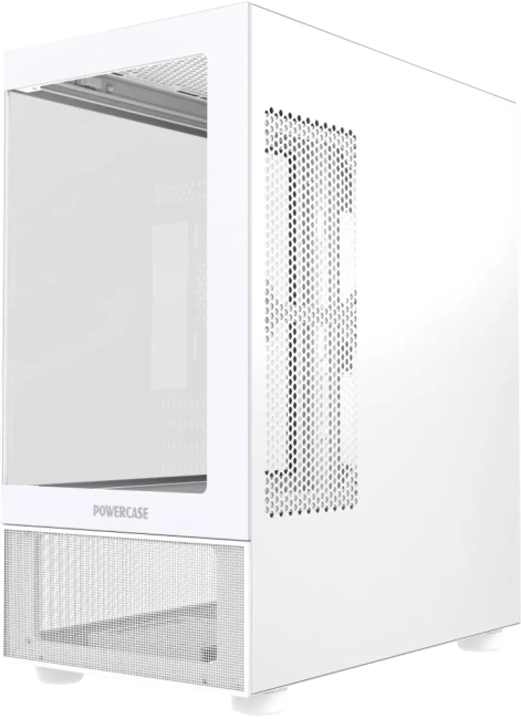 Компьютерный корпус Powercase Vision Micro M2 TG White (CVMWM2-L0) купить! 