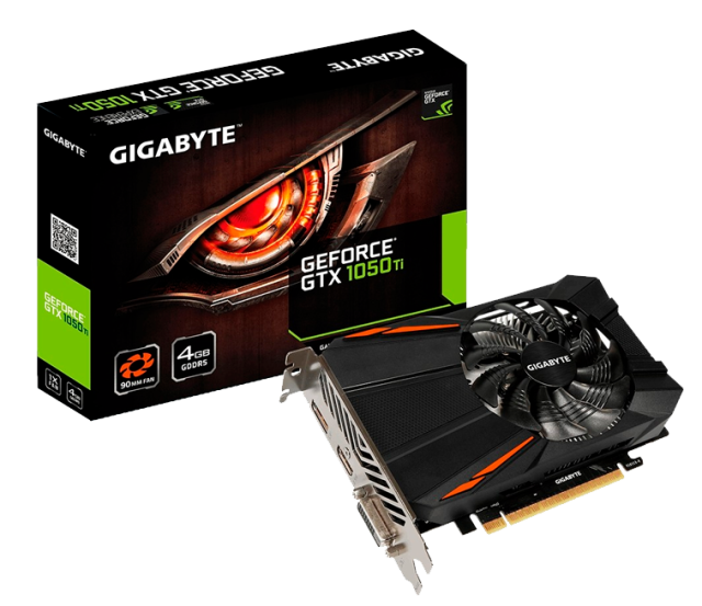 Видеокарта Gigabyte GeForce GTX 1050 Ti 4GB V1.1 (GV-N105TD5-4GD
