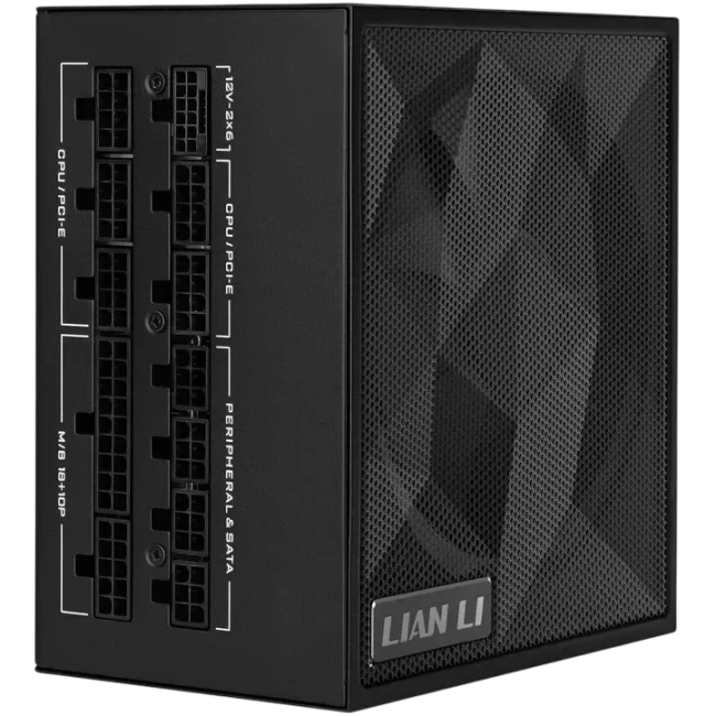 Блок питания Lian Li 1200W SX1200P Black (G9P.SX1200P.B000.RU) 16 Pin (PCIe 5.1 Connector Cable Details) купить! 