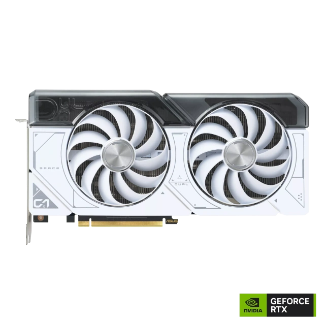 Видеокарта ASUS Dual GeForce RTX 4070 White OC Edition 12GB (DUAL-RTX4070-O12G-WHITE), Retail купить! 