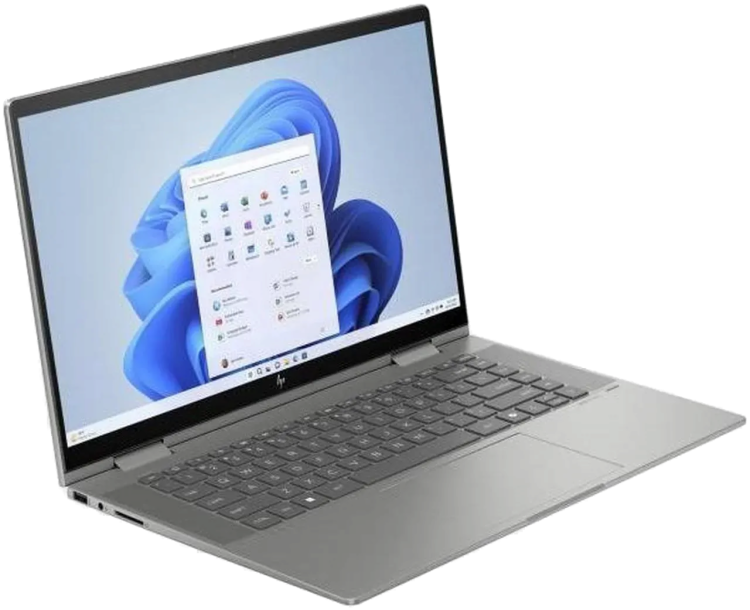 Ноутбук HP Envy x360 15-fe1165nr (Core Ultra 5 125U/15.6"/FHD/Touch/8Gb/512Gb SSD/Intel Graphics/Win 11 H) Silver - фото