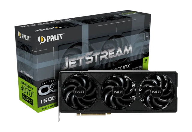 Видеокарта Palit GeForce RTX 4070 Ti SUPER JetStream OC (NED47TSS19T2-1043J) купить! 