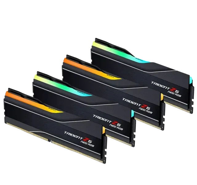 Оперативная память 256 Gb 6000 MHz G.Skill TRIDENT Z5 Neo RGB Black (F5-6000J3644D64GX4-TZ5NR) купить! 
