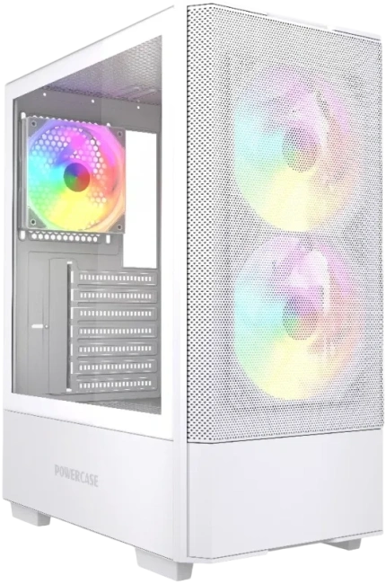 Компьютерный корпус Powercase Mistral AY3W ARGB TG White (CMAYW-A3) купить! 